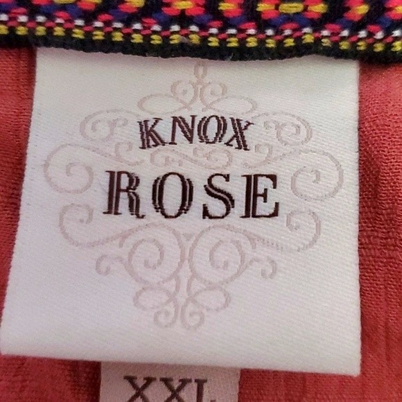 Knox Rose Rusty Mauve Boho Dolman Sleeve Flowy Lagenlook Top - Picture 7 of 10